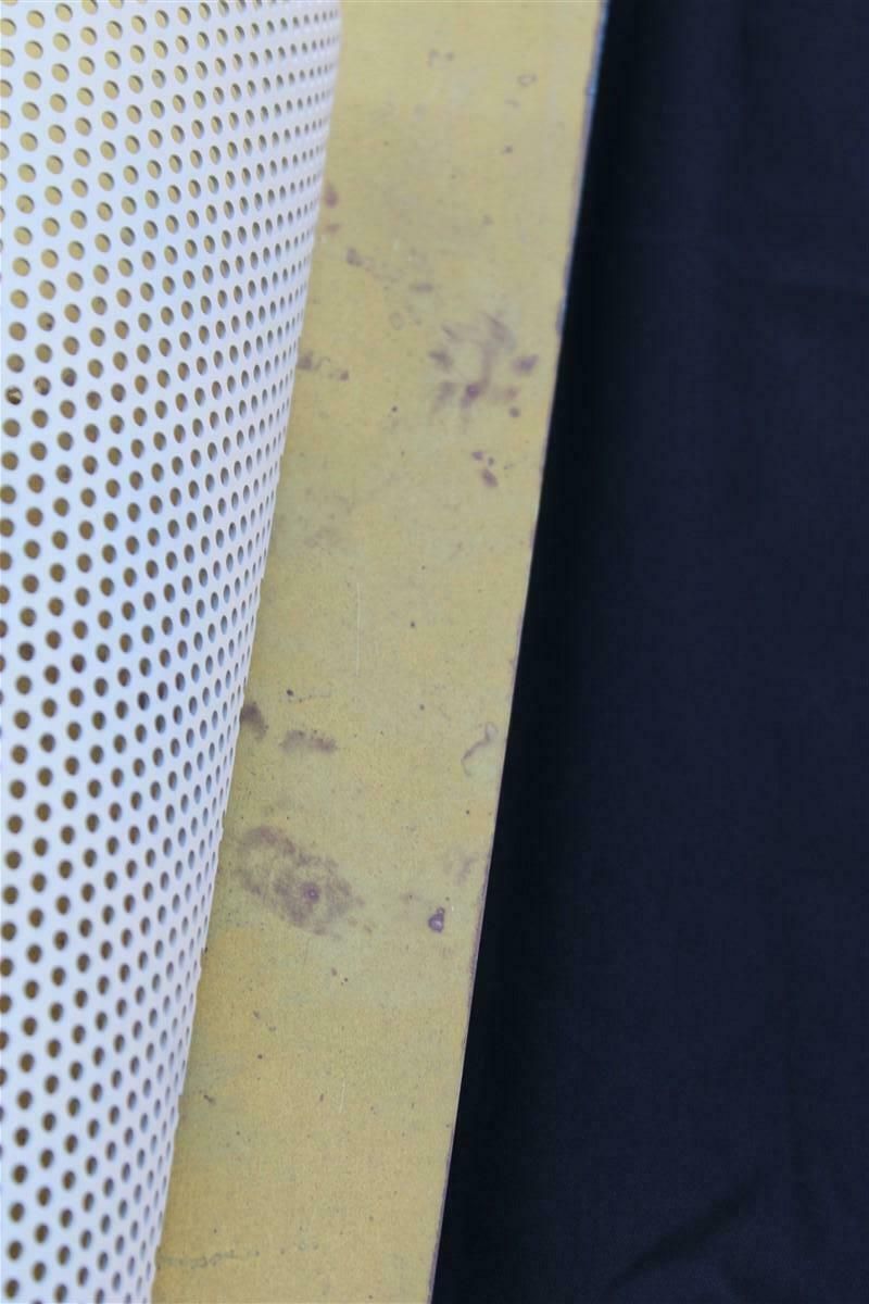 Pair Of French Mid Century Wall Lamps In Brass And Perforated Metal photo buy