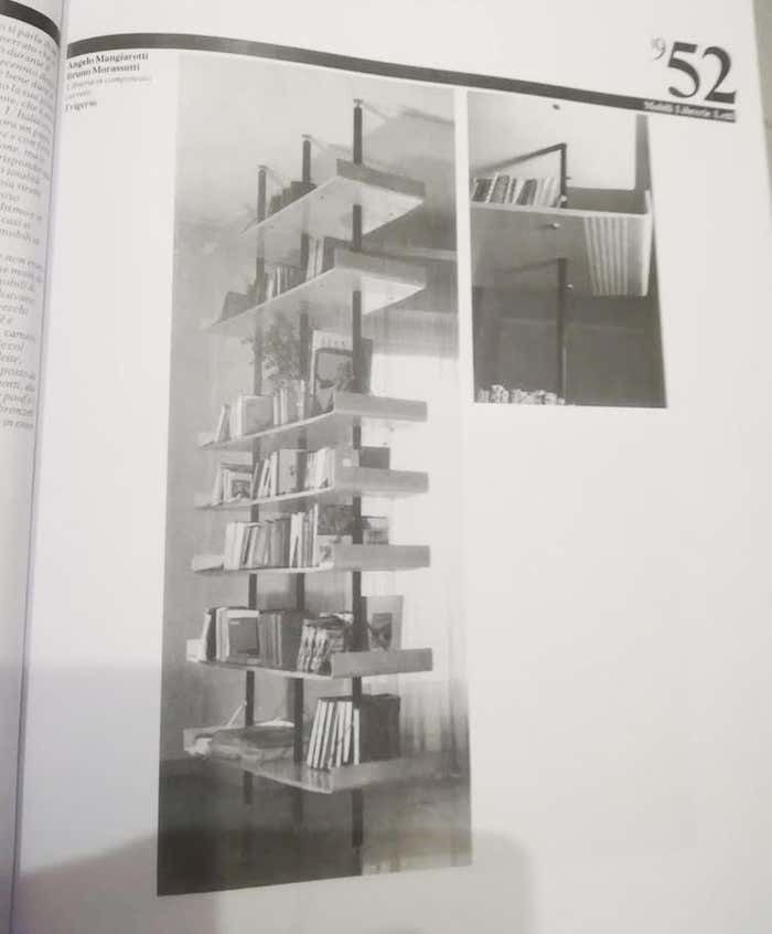 Mid Century Modern Bookshelf By Angelo Mangiarotti And Bruno Morassutti, Italy photo buy