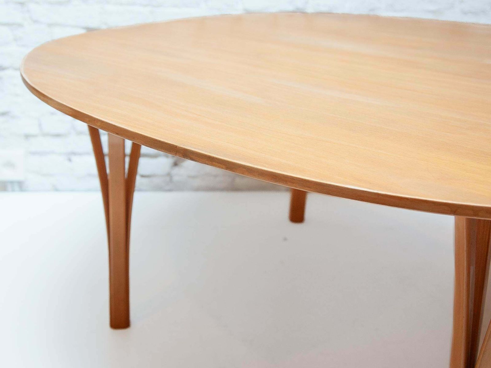 Ellipse Coffee Table By Piet Hein & Bruno Mathsson For Fritz Hansen, 1990 photo vintage