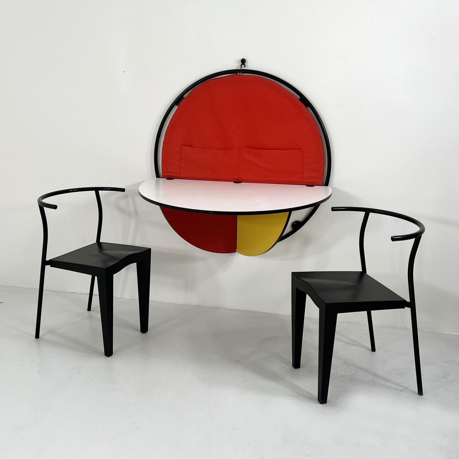 Rudy Folding Wall Table By Giorgio Manzali For Bonaldo Italy, 1980s photo vinterior