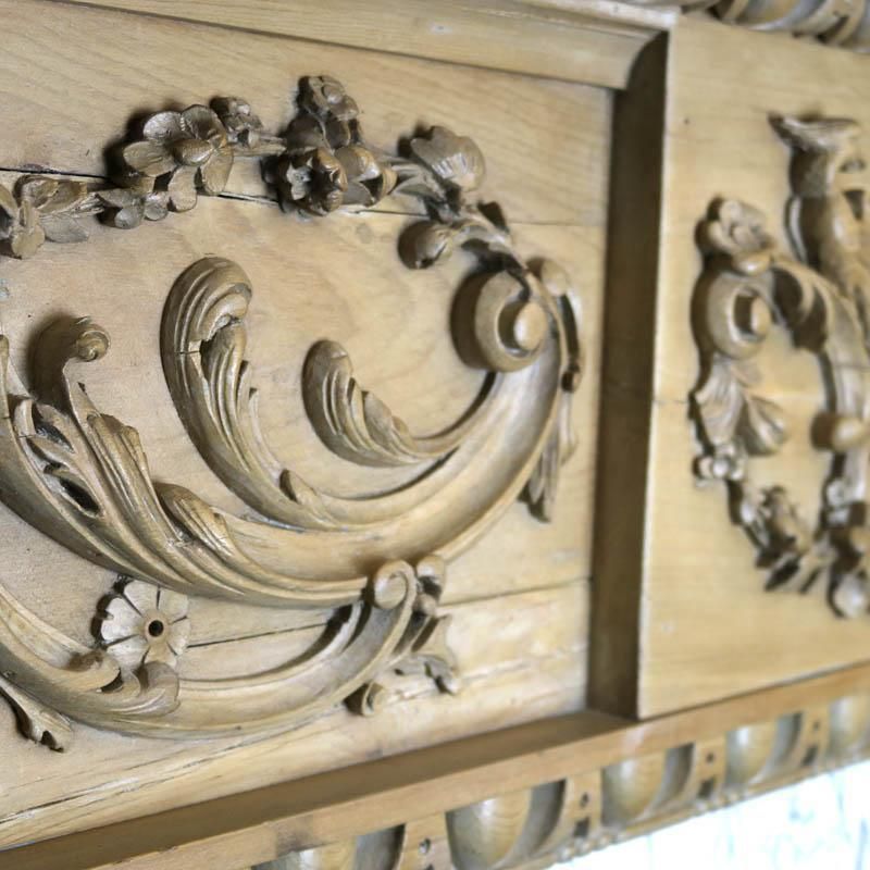 Antique Georgian Carved Pine Fireplace Surround photo vinterior
