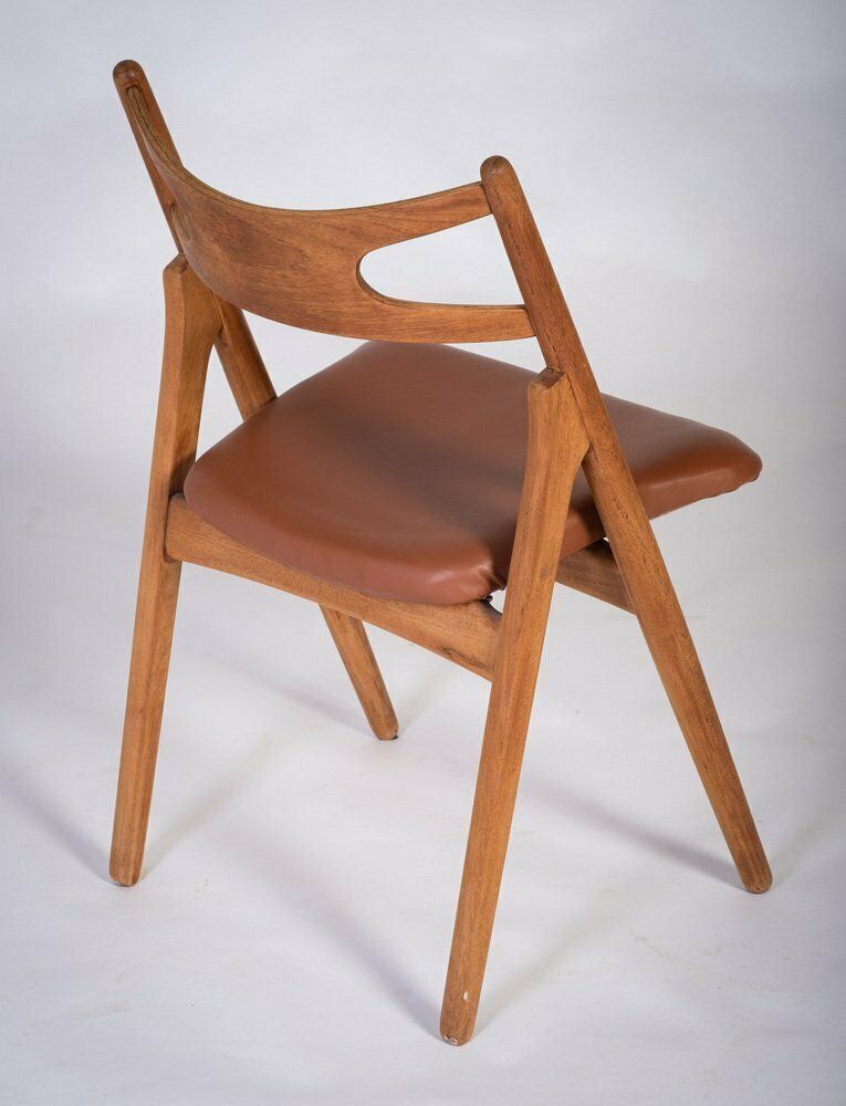 Sawbuck Dining Chair In Teak By Hans J. Wegner photo 1056.0