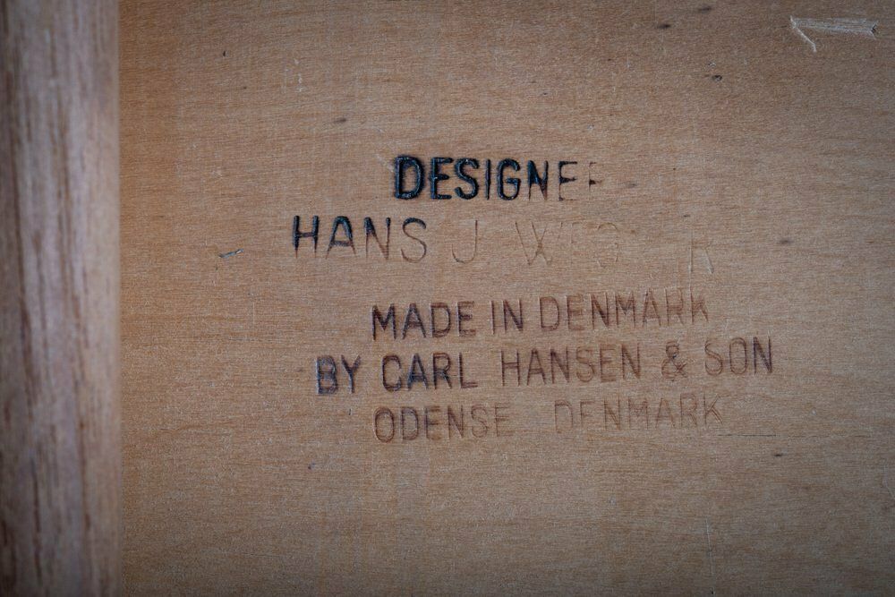 photo furniture Sawbuck Dining Chair In Teak By Hans J. Wegner