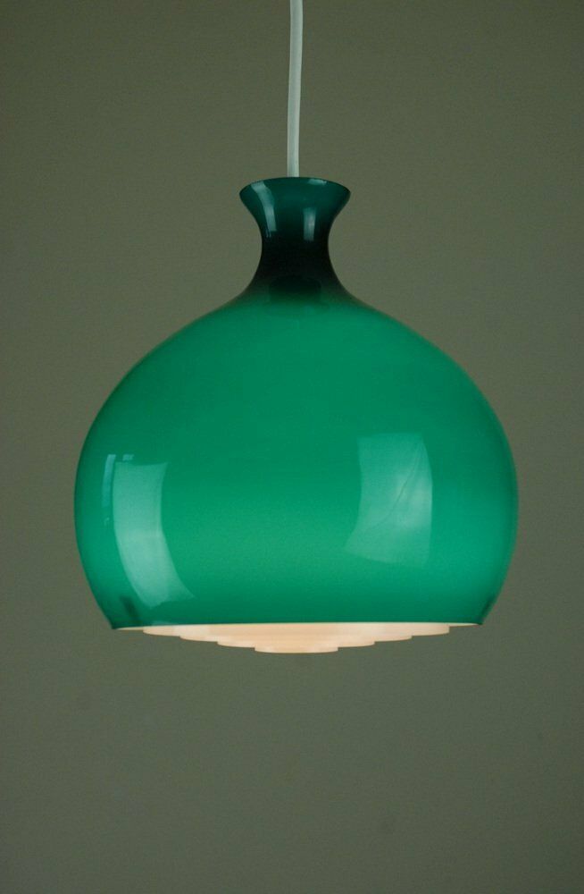 Glass Onion Pendant Lamp By Helge Zimdal For Falkenbergs Lighting, 1960s