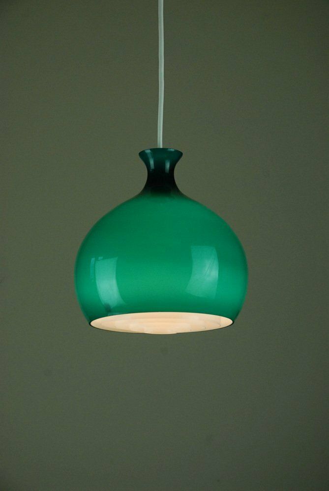 Glass Onion Pendant Lamp By Helge Zimdal For Falkenbergs Lighting, 1960s photo Lighting