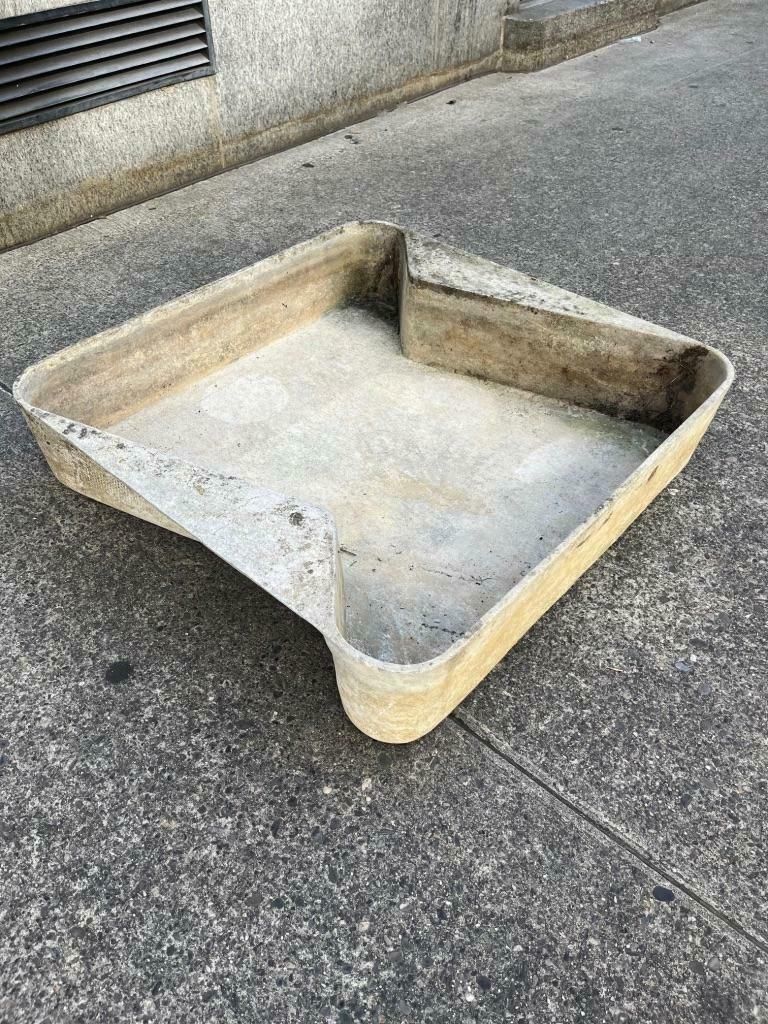 Concrete Planter By Willy Guhl For Eternit, Switzerland Ca. 1960s photo for sale