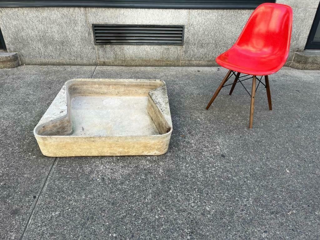Concrete Planter By Willy Guhl For Eternit, Switzerland Ca. 1960s photo Home Decor