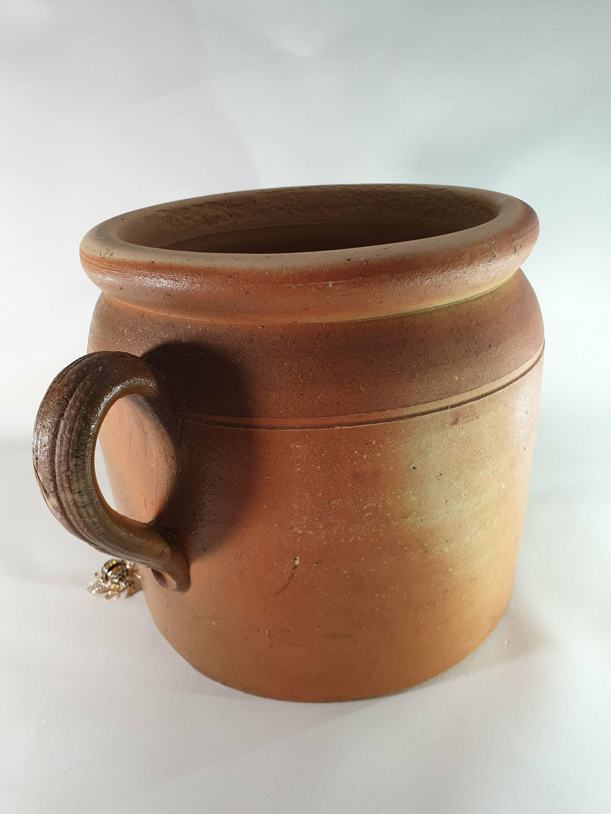 Antique Stoneware Pot, Rillette Pot, French Preserving Jug, French Country Kitchen Decor, Rustic Farmhouse Confit Jar, Preserving Jug photo Home Decor