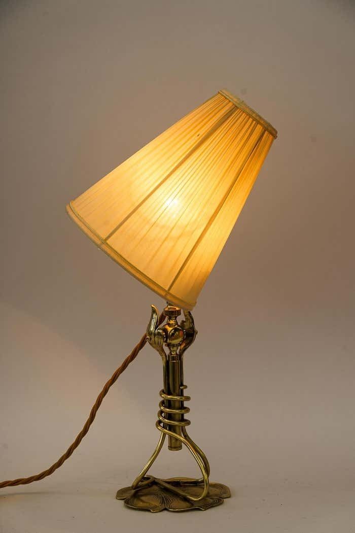 346.0 Jugendstil Table Lamp Or Wall Lamp Vienna Around 1908 photo