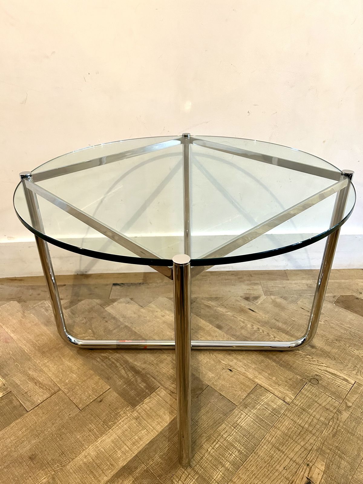 Knoll Mr Coffee Table Designed By Ludwig Mies Van Der Rohe 1929 photo Furniture