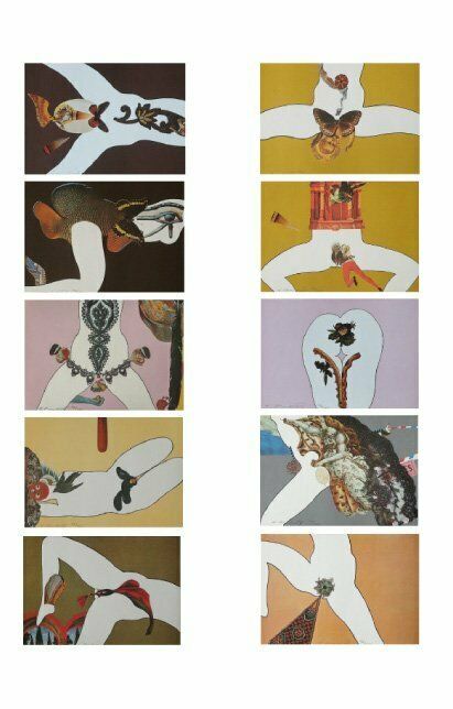 Ake Arenhill, Ten Songs In Picture Of The Lost Sensuality, 1980s, Lithograph, Set Of 10