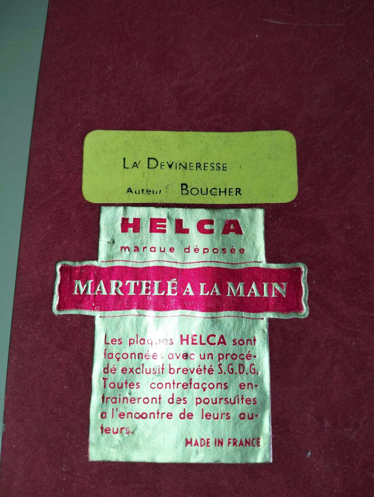 photo for sale Antique French Paintings, Francois Boucher Replica Paintings, Hammered Enamel Plated Helca Process