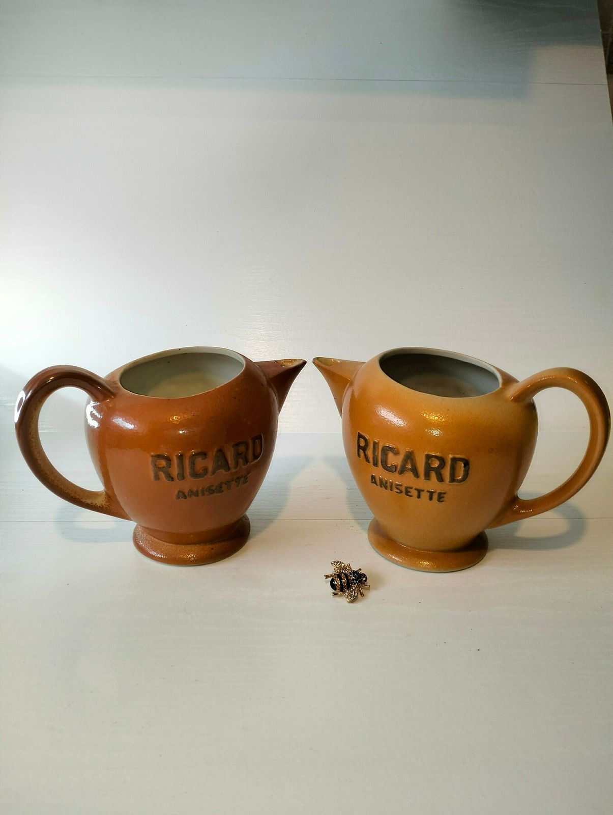 photo for sale French Retro Ricard Jug, Ricard French Ceramic Pitcher, Bar Cafe Restaurant Decor, Aperitif Water Pourer