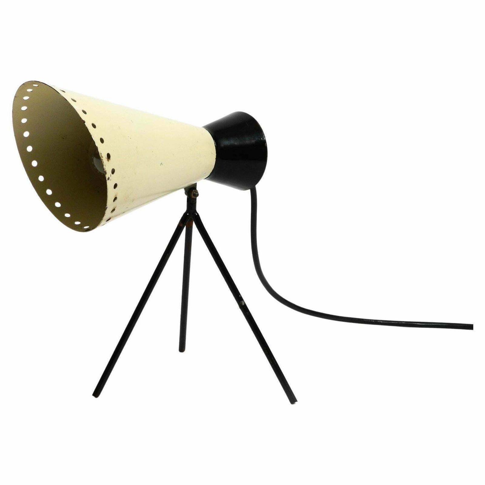Great Mid Century Modern Tripod Table Lamp By Josef Hurka For Napako Czech