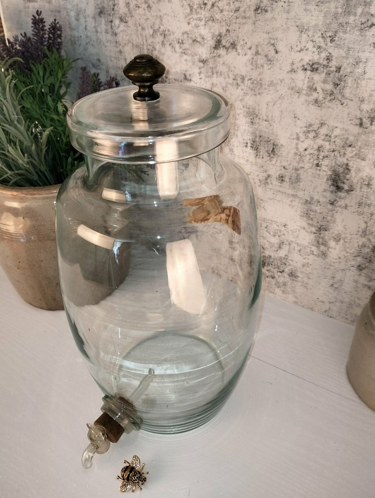 Antique French Perfume Jar, Perfume Cologne Pharmacy Bottle, Antique Pharmacy Dispenser photo Home Decor