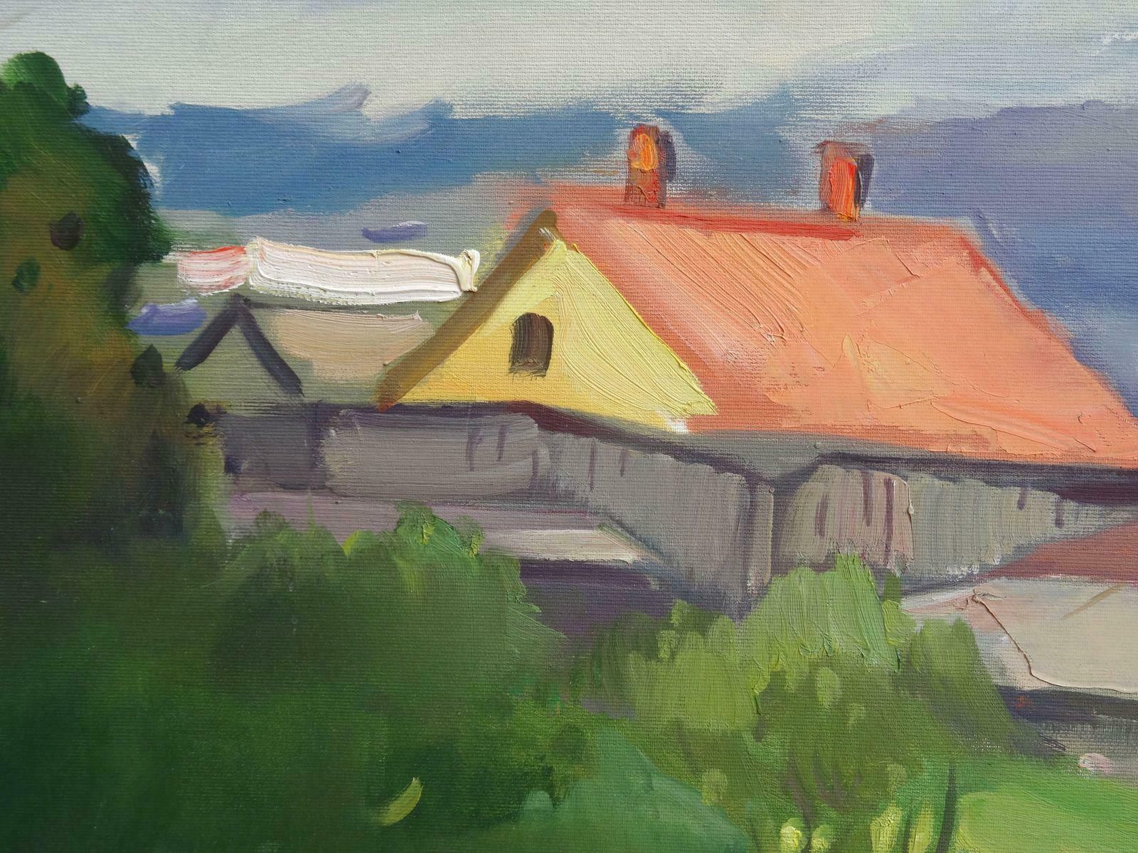 Juris Germanis In A Small Town. 2011, Oil On Canvas,  2011 photo Art