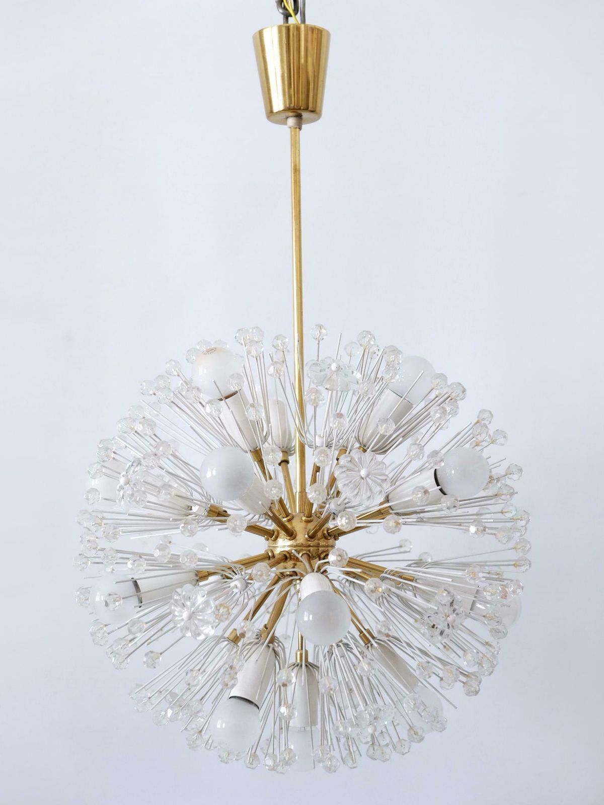 Amazing 17 Lights Chandelier Dandelion By Emil Stejnar For Rupert Nikoll 1950s photo buy