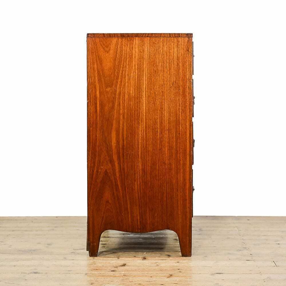 Antique Victorian Mahogany Bow Front Chest Of Drawers photo Furniture