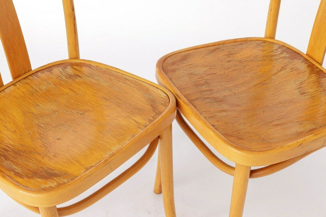 photo furniture 2 Vintage Ikea Chairs Lena By Radomsko 1970s Bentwood