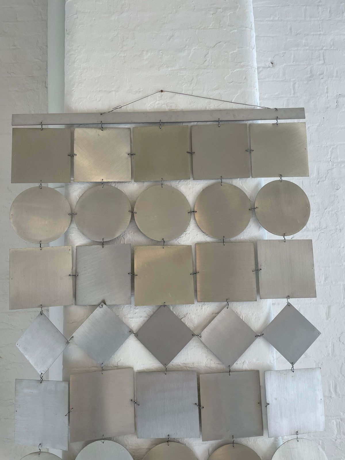 1970s Geometric Steel Screen   Small photo 3742.0