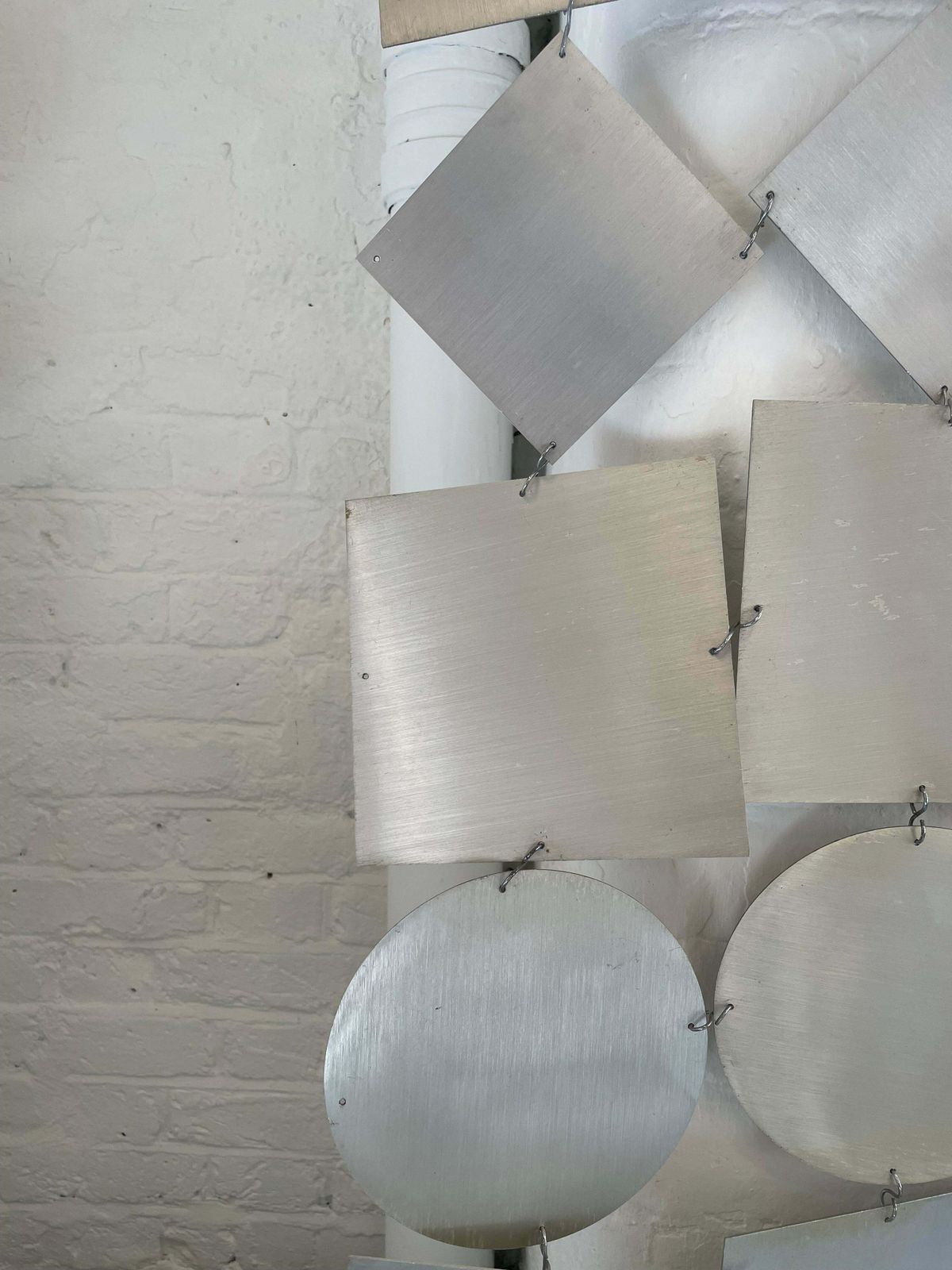 1970s Geometric Steel Screen   Small photo vinterior
