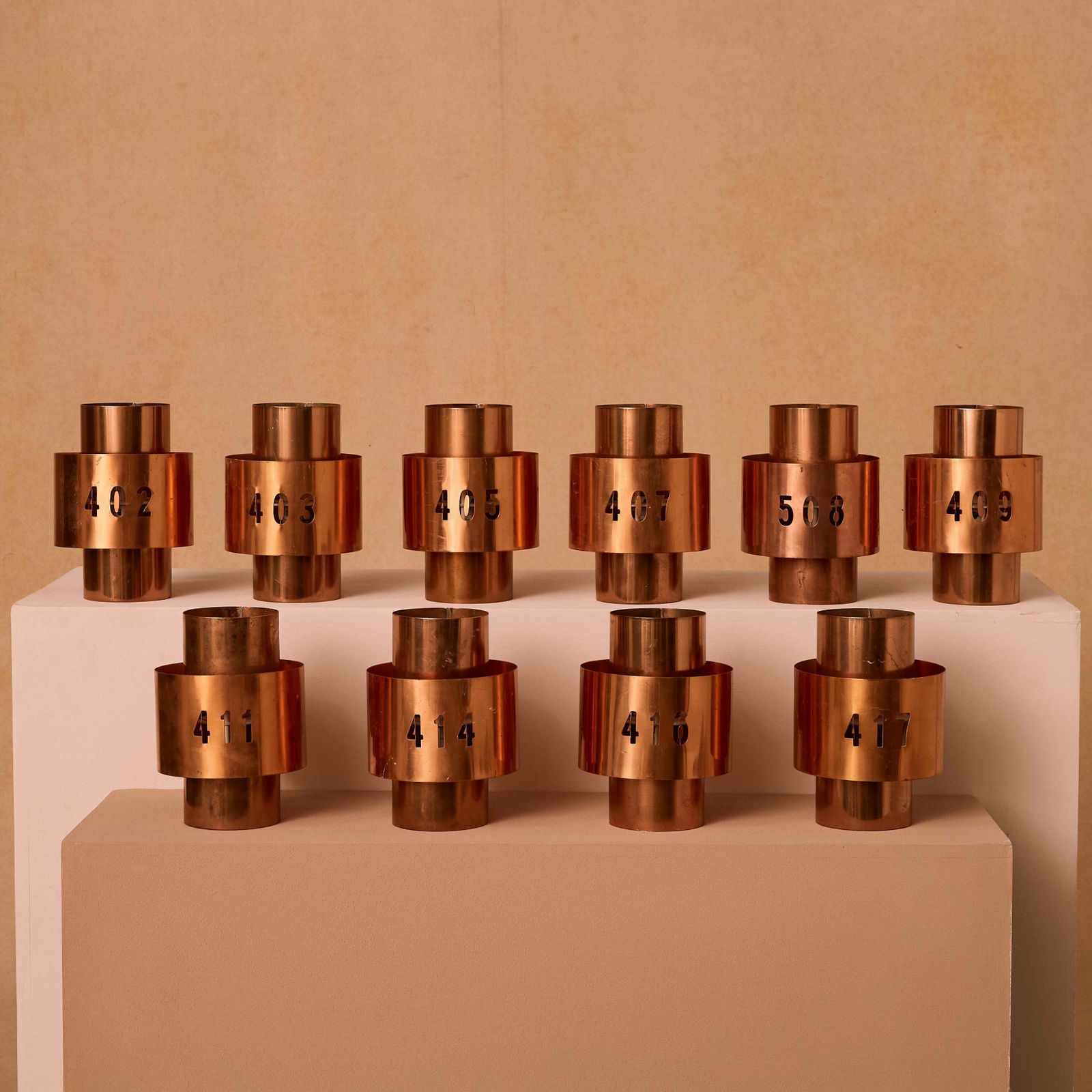 Copper Lights By Paavo Tynell, 1950s photo Lighting