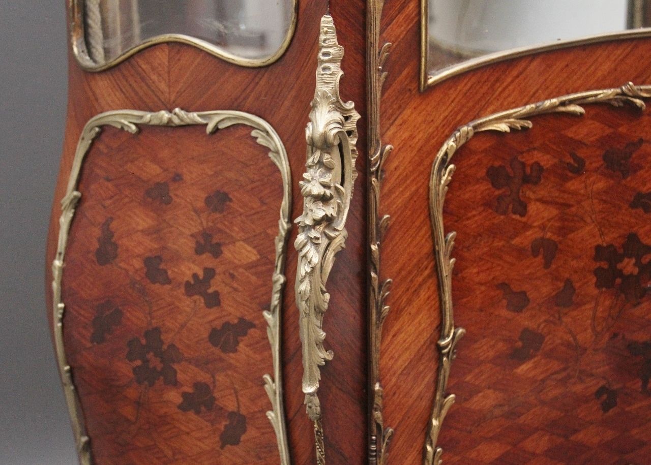 19th Century French Kingwood Display Cabinet photo 5950.0