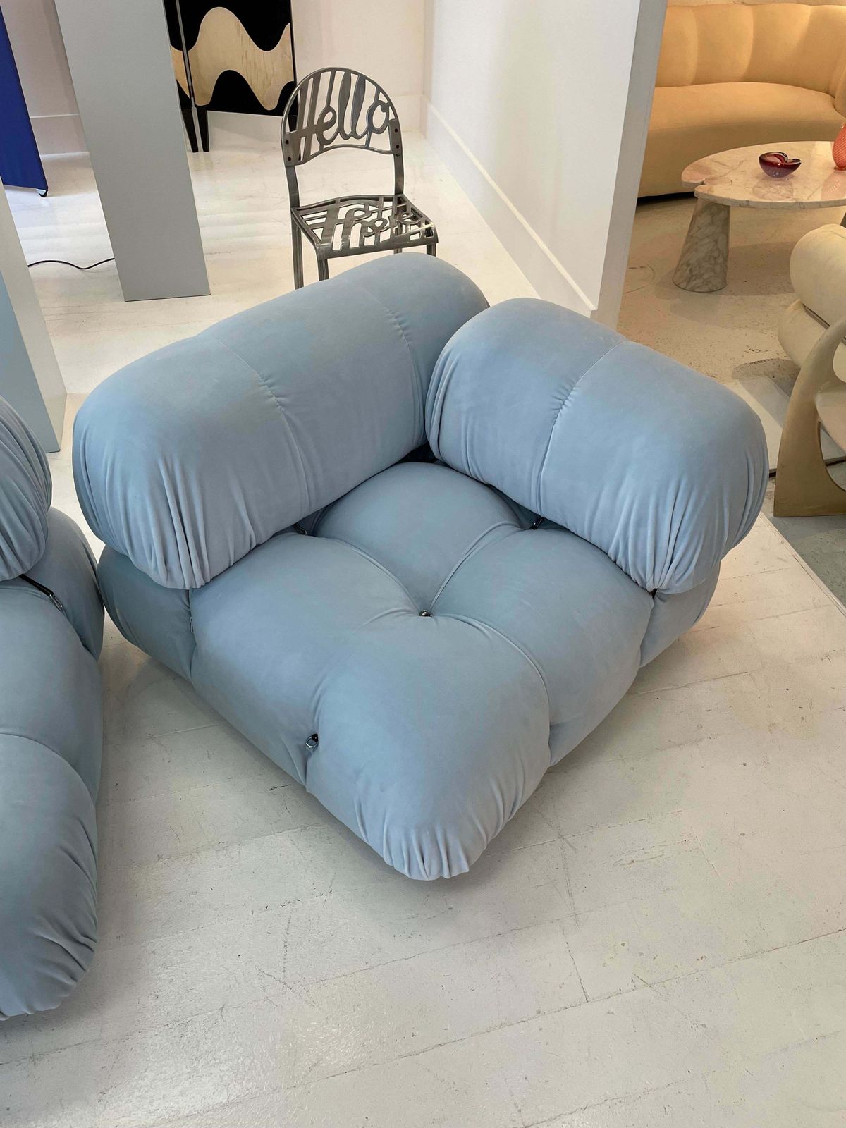 C&B Blue Mario Bellini Camaleonda Sofa (One Module) photo Furniture