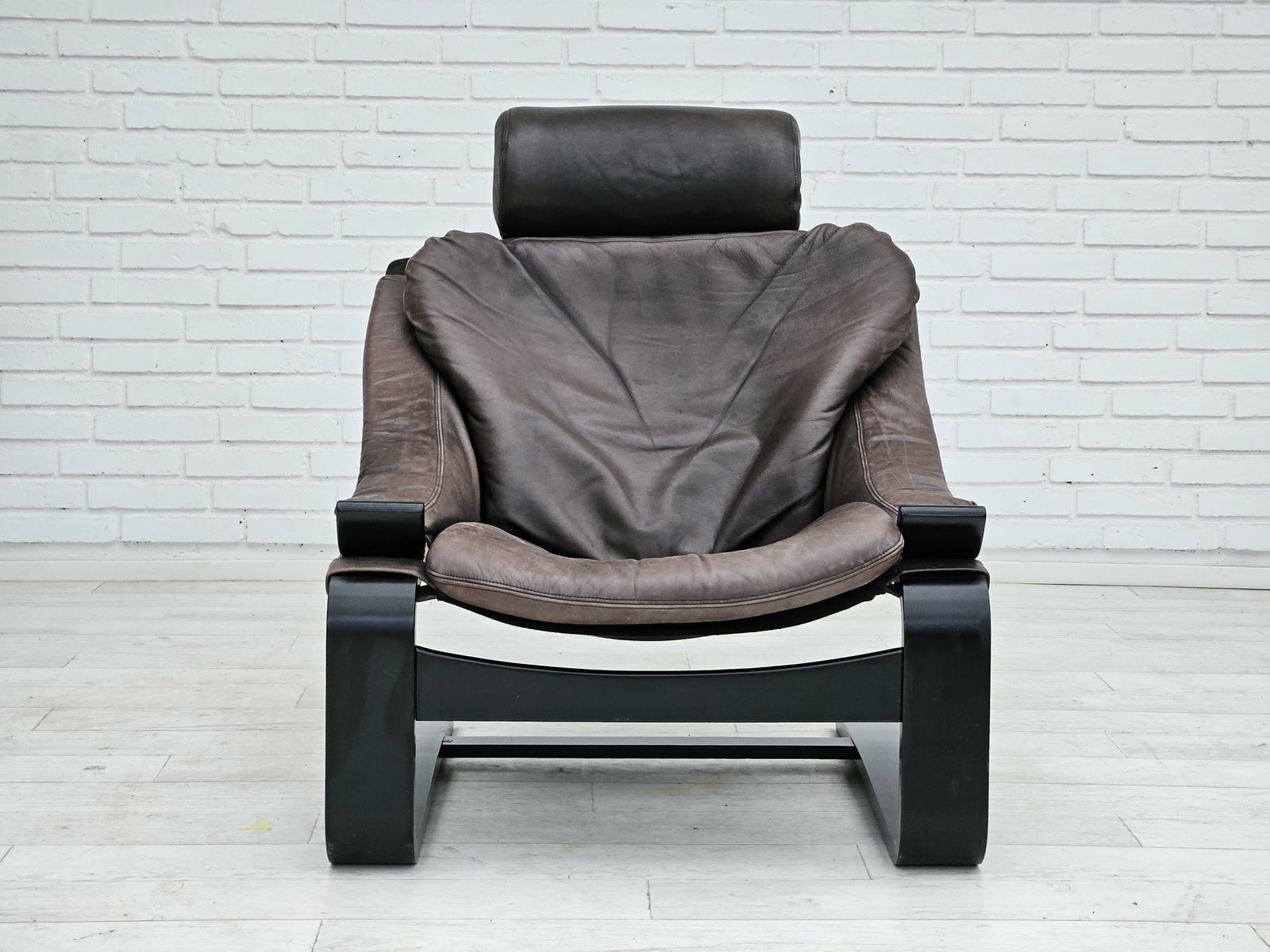 1970s, Swedish Design By Ake Fribyter For Nelo, Kroken Lounge Chair, Original Condition. photo buy