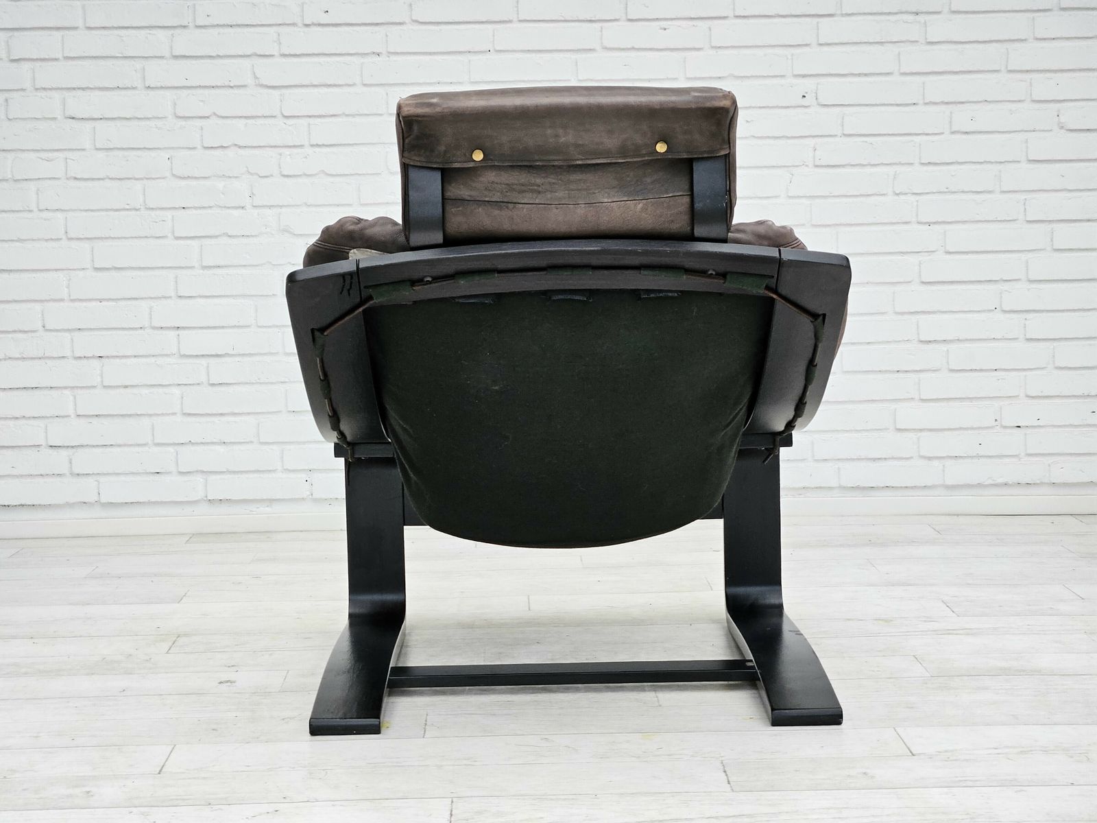 990.0 1970s, Swedish Design By Ake Fribyter For Nelo, Kroken Lounge Chair, Original Condition. photo