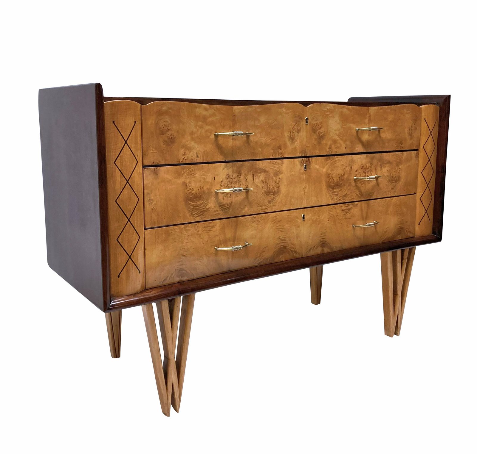 A French Mid Century Credenza, 1950s photo furniture
