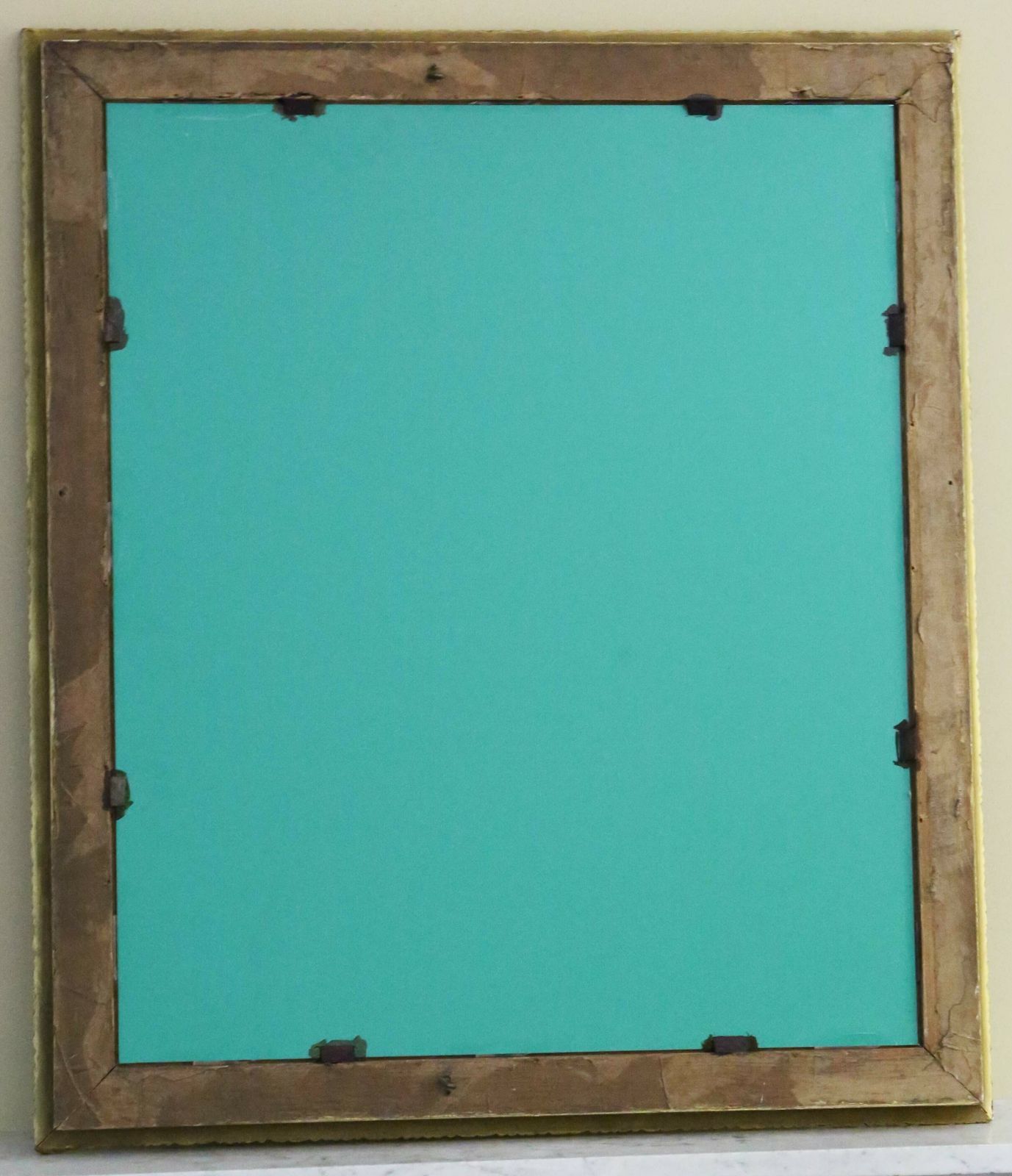photo vinterior Antique C1900 Large Quality Gilt Overmantle Wall Mirror