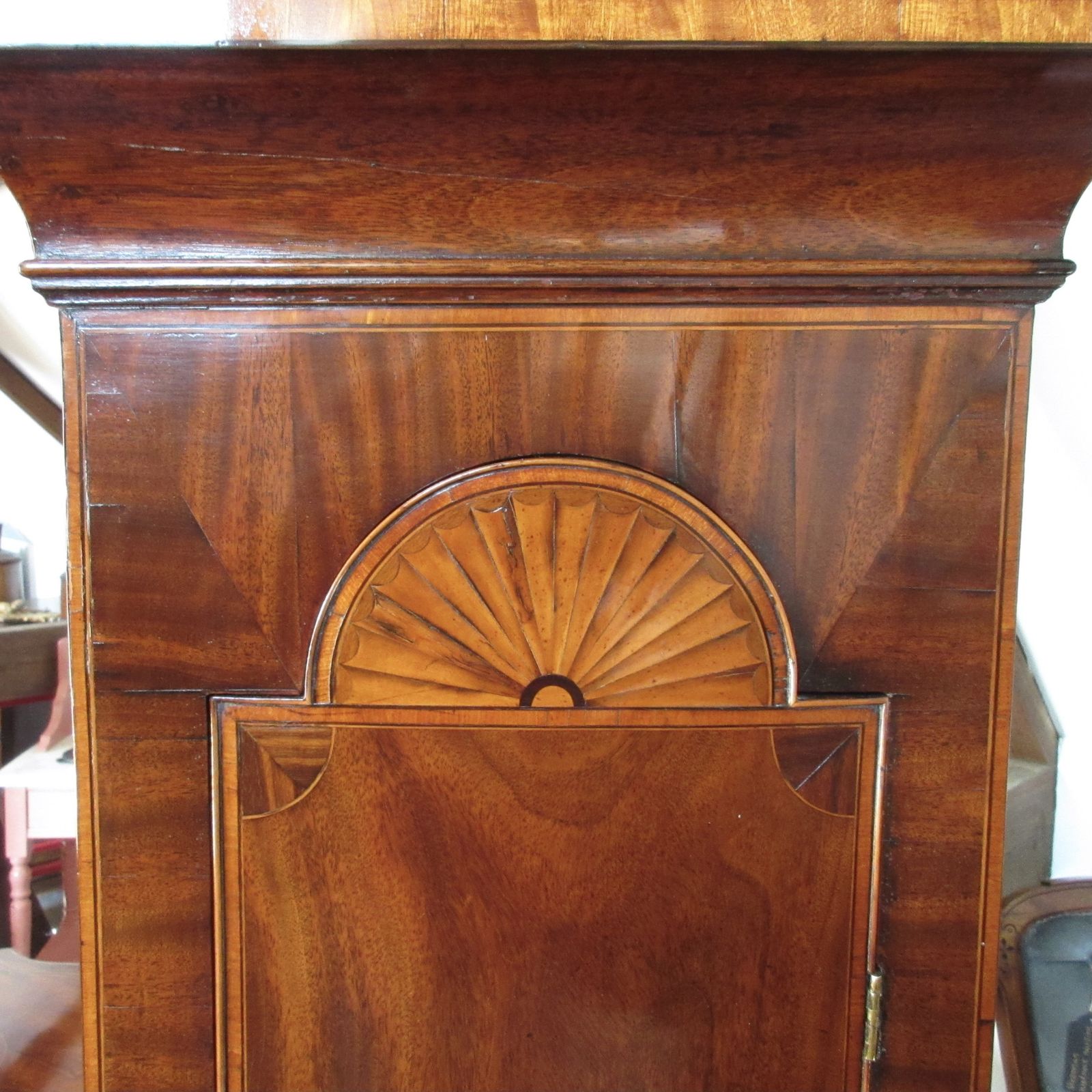 Baron Bruno Schroder Mahogany Long Case Clock By William Warren, Royston, Circa 1750 photo 7750.0