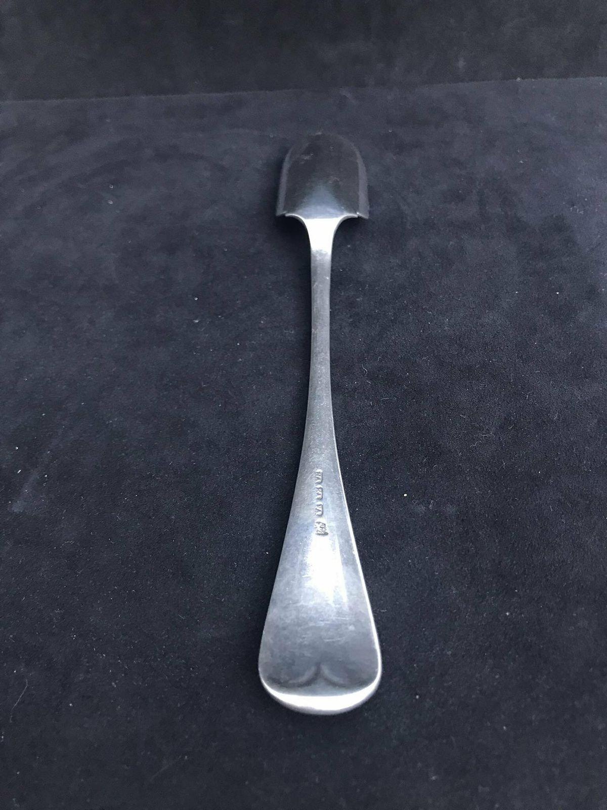 Victorian Silver Plated Cheese Scoop Stilton Spoon Atkin Brothers Victorian Silver Plated Antique Collector Gift English Flatware photo vinterior