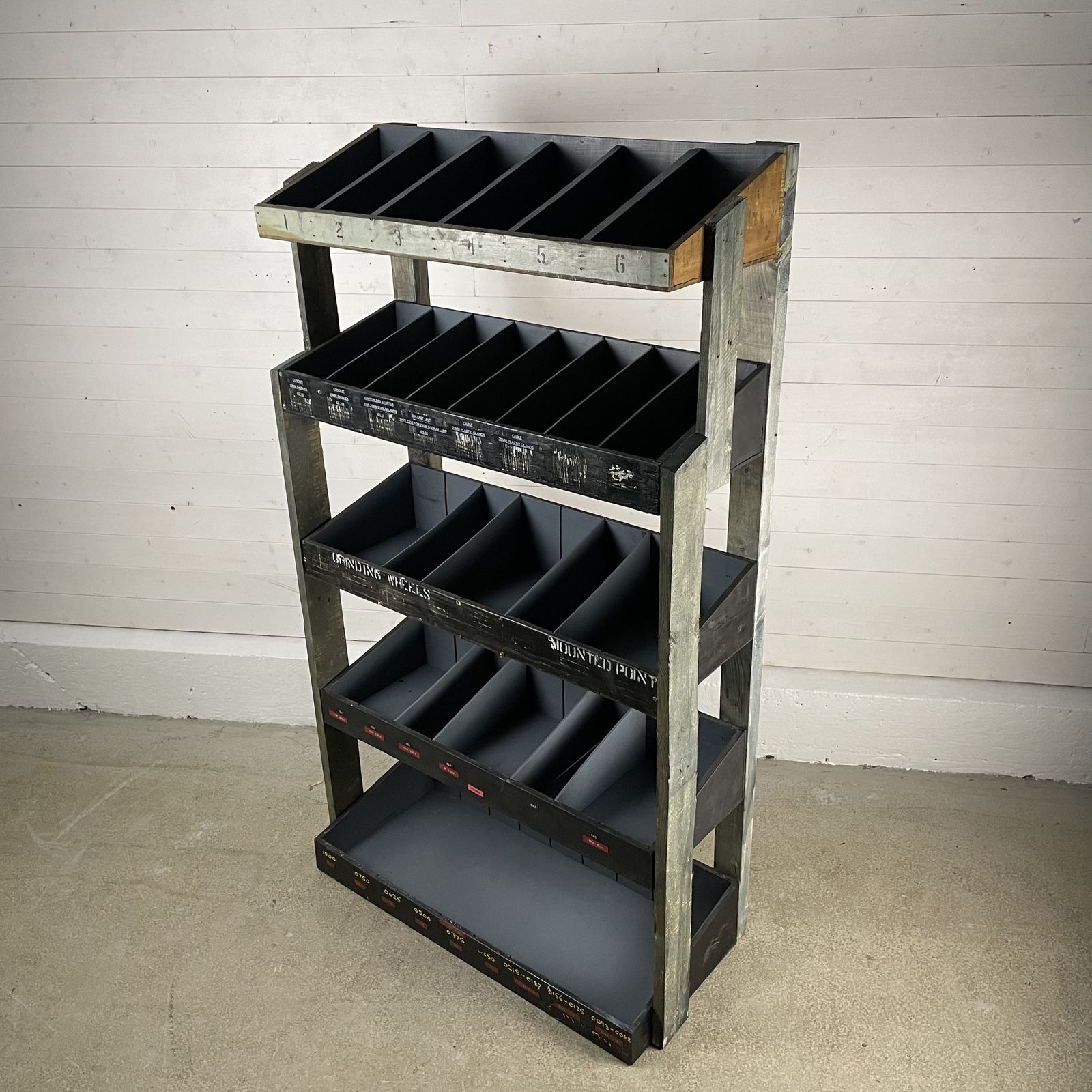 Vintage Industrial Shelving Unit photo furniture