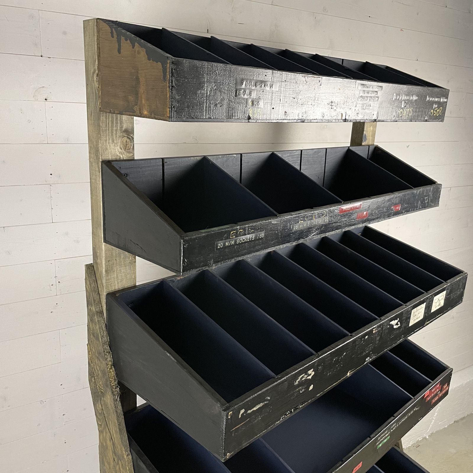 Industrial Factory Parts Shelving Unit photo for sale