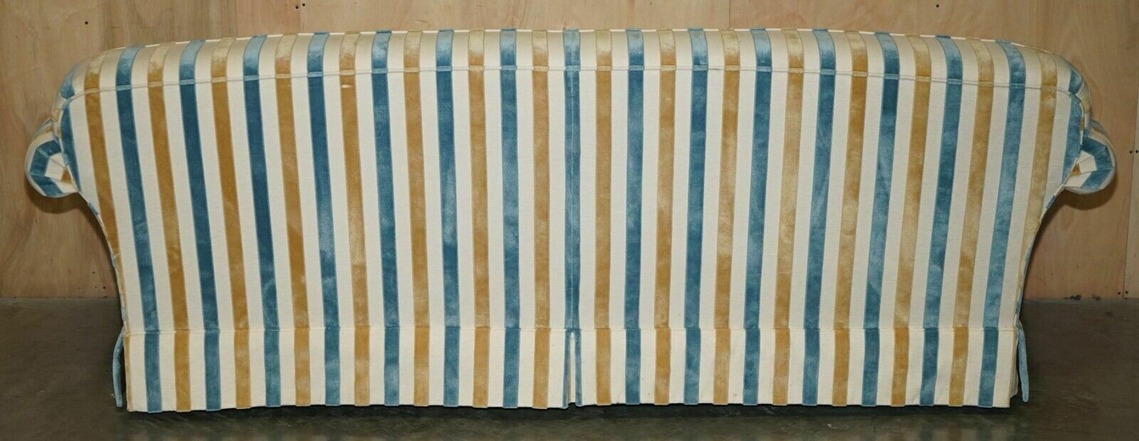 photo vinterior 1 Of 2 Stunning Mulberry Home Designer Contemporary Striped Three Seater Sofas