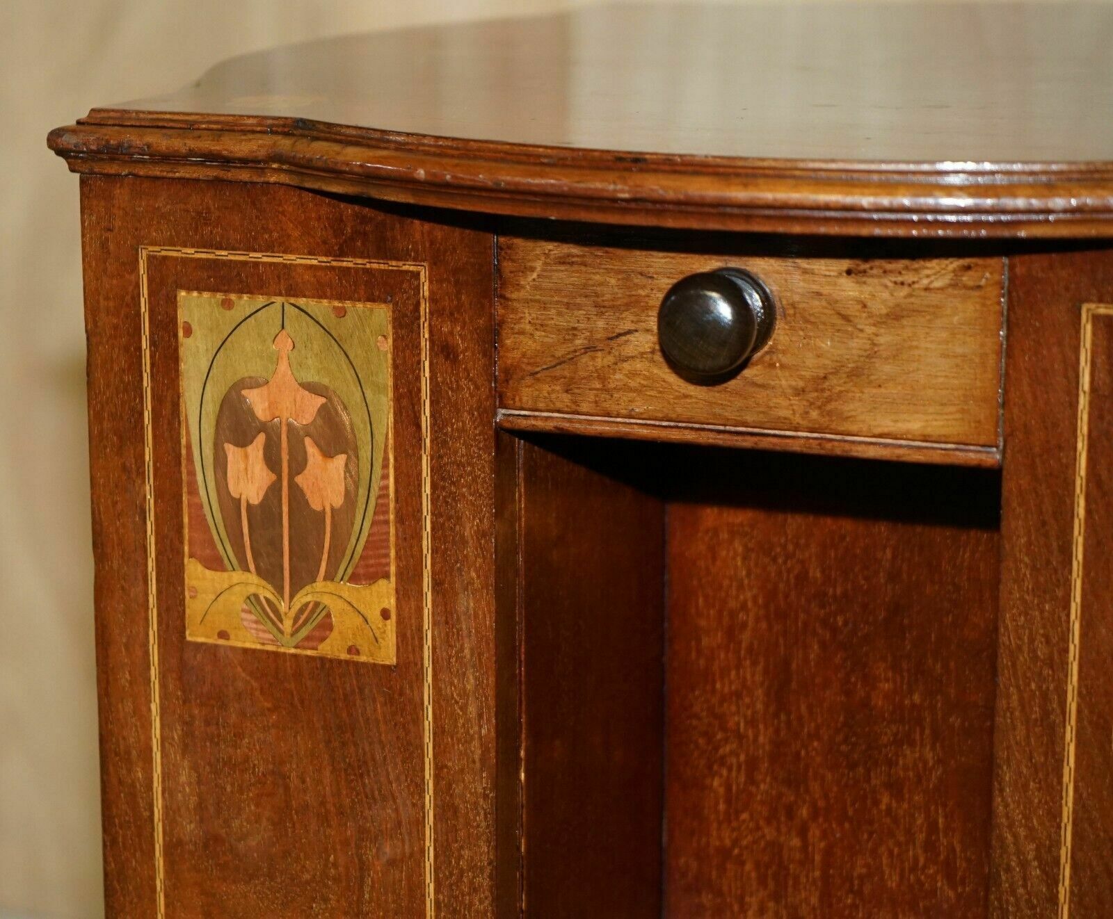 photo furniture Rare Antique Art Nouveau Revolving Bookcase Table In The Liberty's London Taste