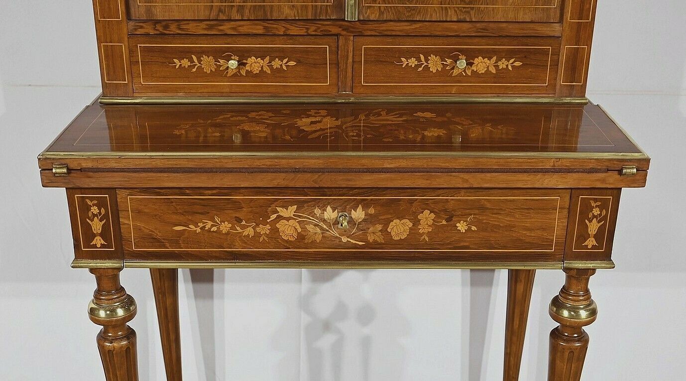 Furniture Small Writing Cabinet, Louis XVI – Mid 19th Century photo