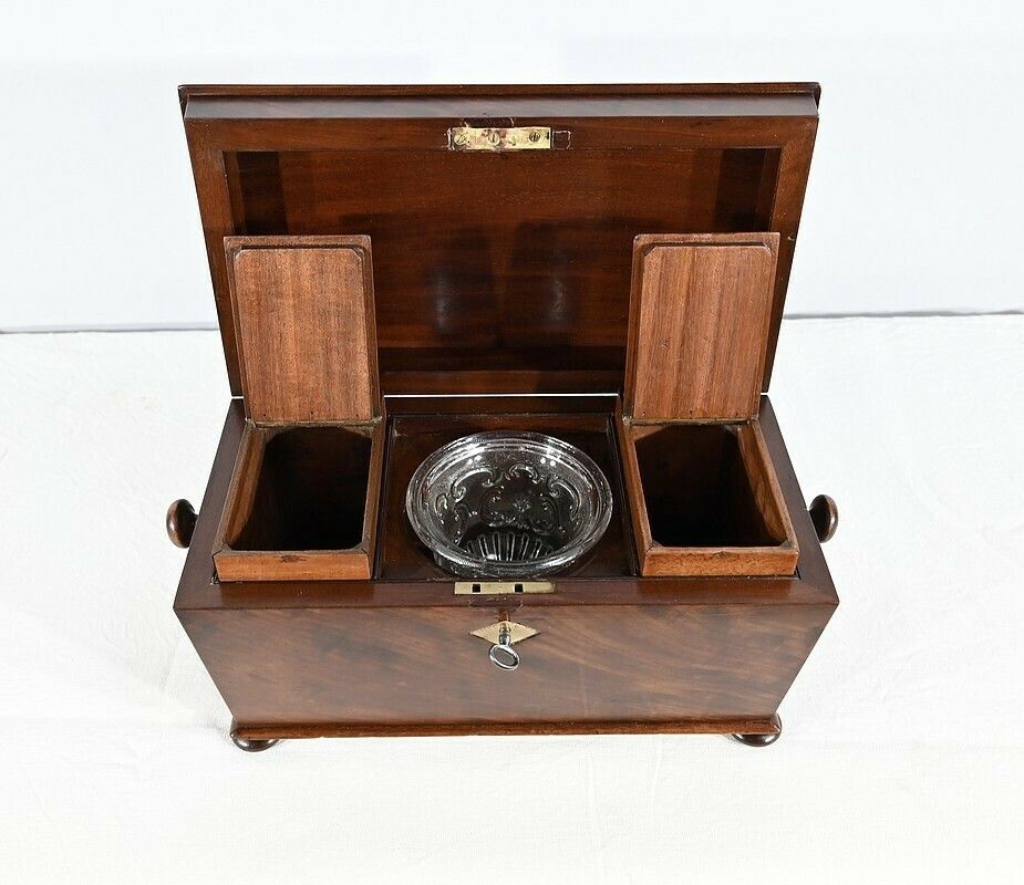 photo buy Rare English Tea Caddy In Mahogany   Mid 19th Century