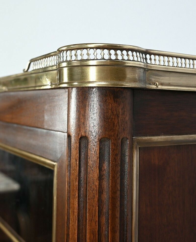 Small Mahogany Bookcase, Louis XVI Style – 2nd Half Of The 19th Century photo vinterior