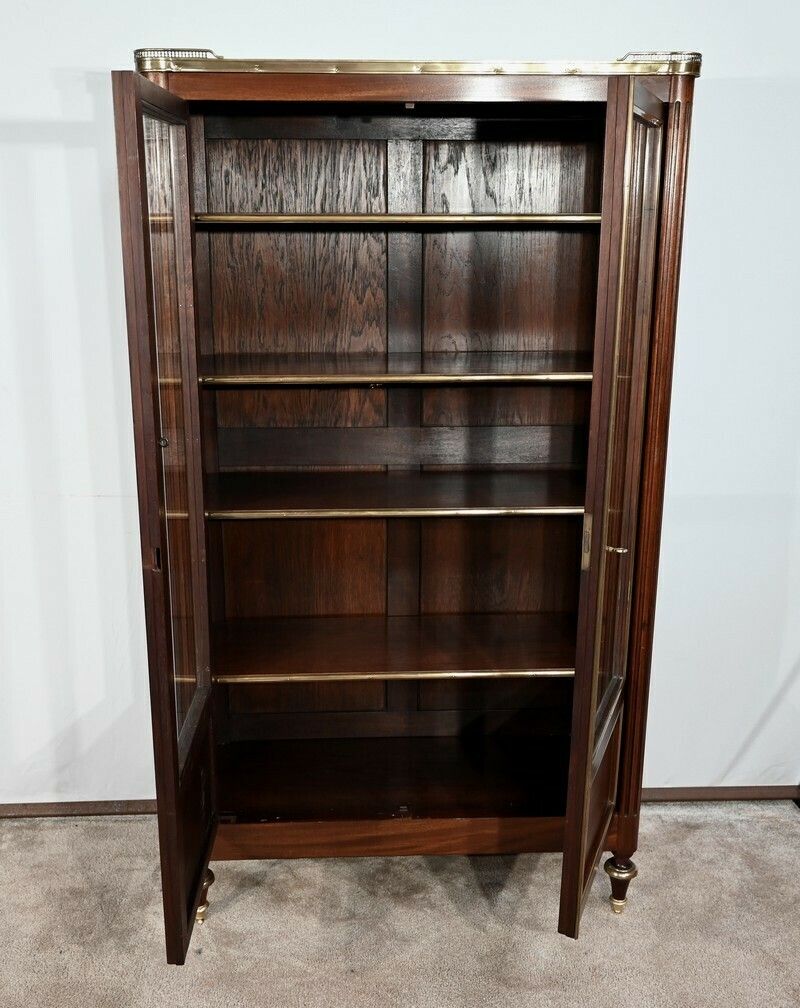 photo vinterior Small Mahogany Bookcase, Louis XVI Style – 2nd Half Of The 19th Century