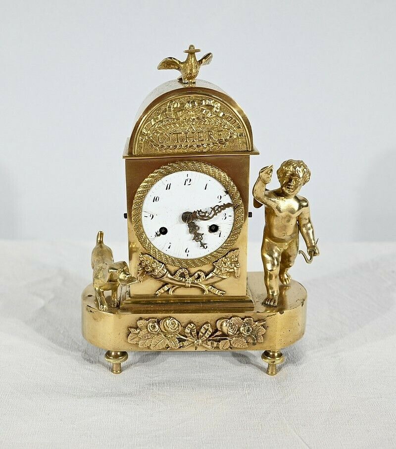 Small Travel Clock, Empire Period – Early 19th Century photo furniture