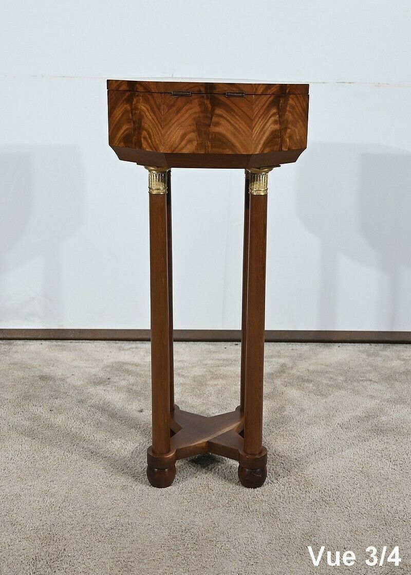 2340.8629029599997 Small Powder Pedestal Table, Empire Style – 2nd Half Of The 19th Century photo