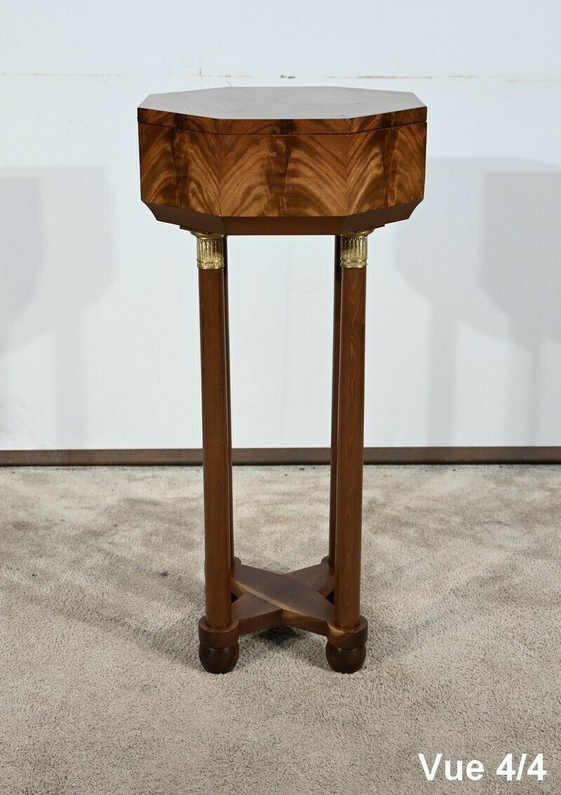 photo buy Small Powder Pedestal Table, Empire Style – 2nd Half Of The 19th Century
