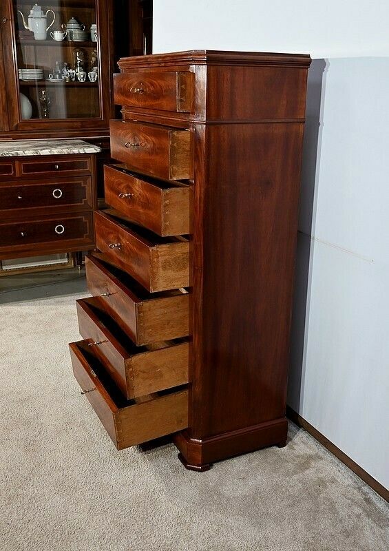 Furniture Small Weekly Burl Mahogany – 2nd Half Of The 19th Century photo