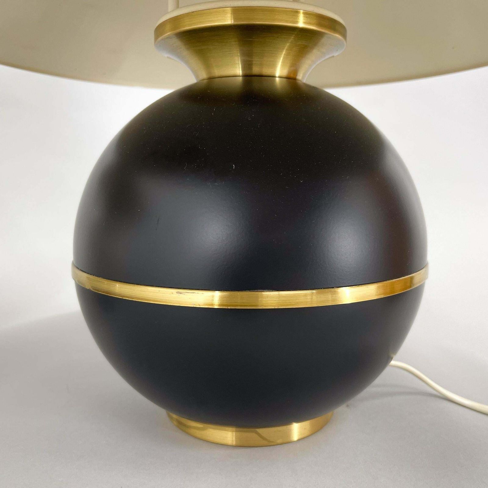 Pair Of Mid Century Brass & Metal Table Lamps By Napako, Czechoslovakia photo buy