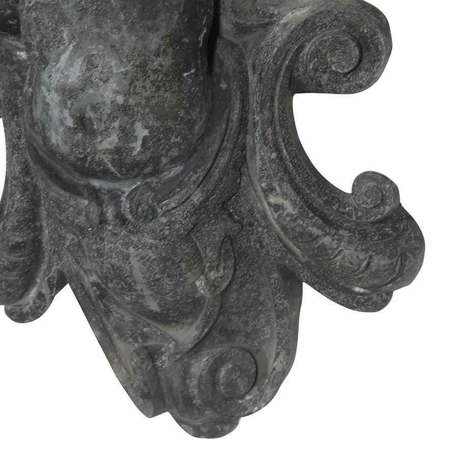 Pair Of 19th Century French Cast Alloy Putti Figures photo furniture
