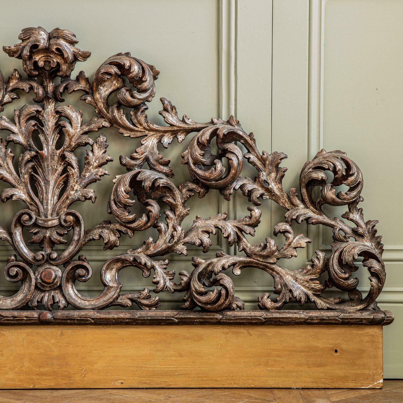 Early 20th Century Rococo Headboard photo for sale