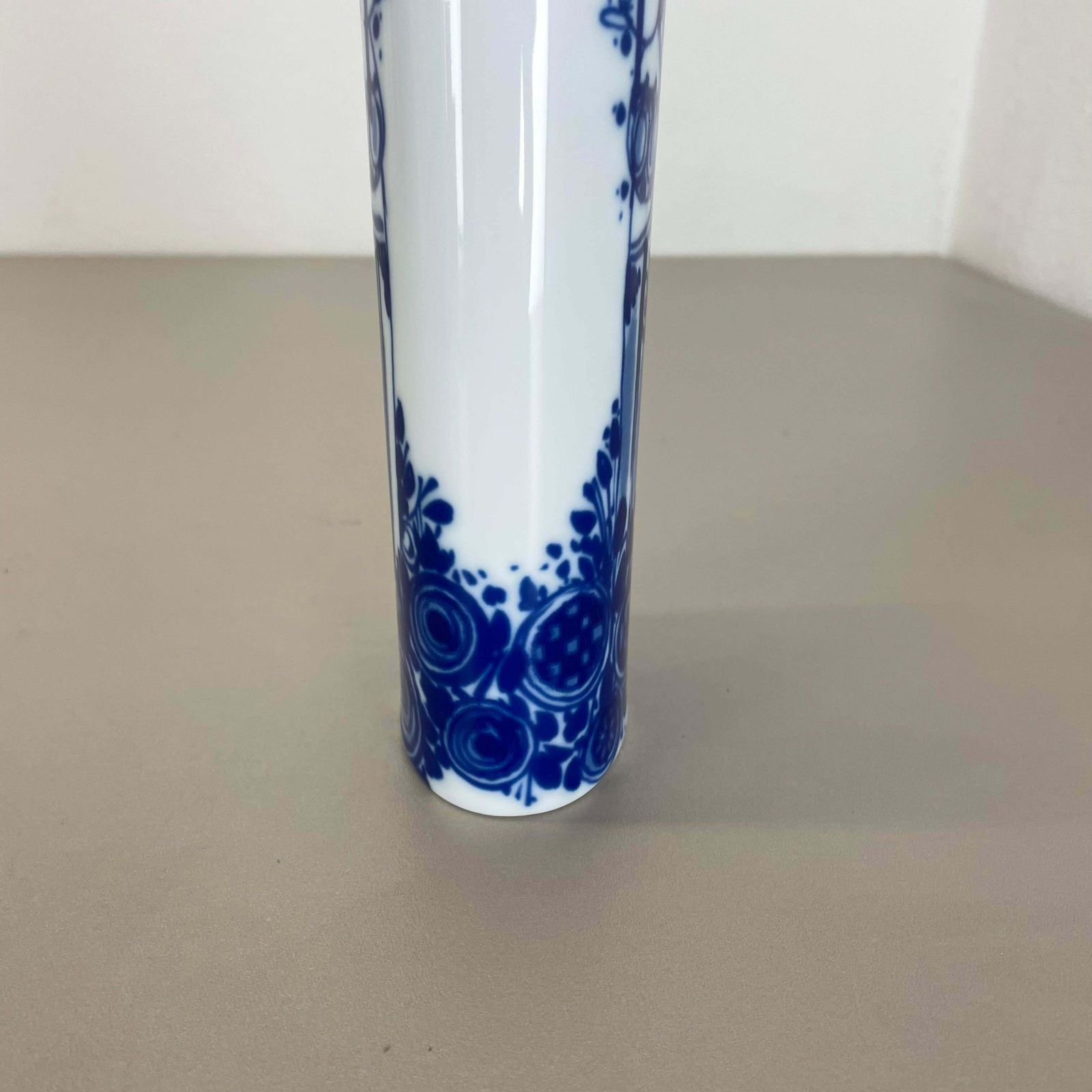 photo for sale Op Art Porcelain Vase By Björn Wiinblad For Rosenthal Studio Line Germany, 1970s